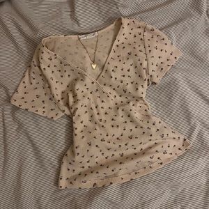 Flattering Floral Print Blouse